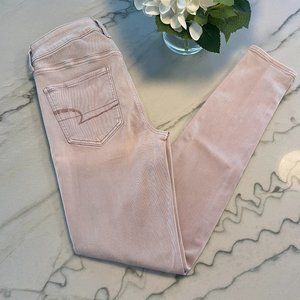 American Eagle | Lavender Pastel Ne(X)t Level High-Waisted Jegging | 8 Long